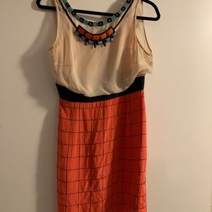 Frock Elegant Bright Vintage Midi